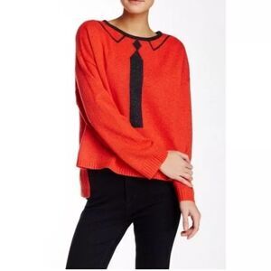 NWT Wildfox Sweater Pullover Red Black Size XS